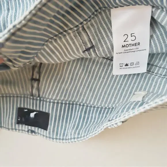 MOTHER The Patch Pocket Private Fray Shorts All Abroad